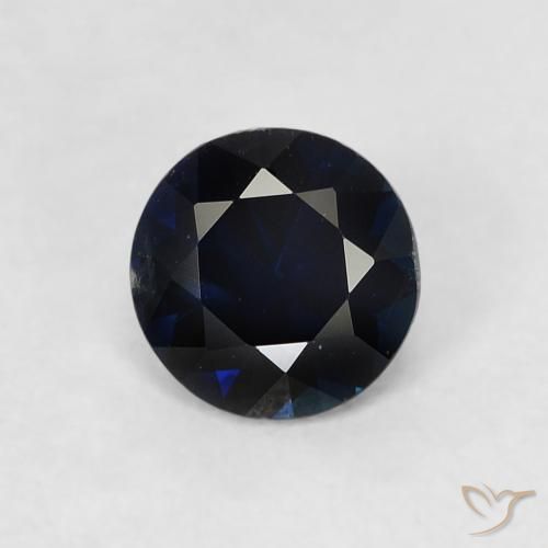 0.57ct Naturale Azzurro crepuscolare Zaffiro, Rotondo, VVS-VS