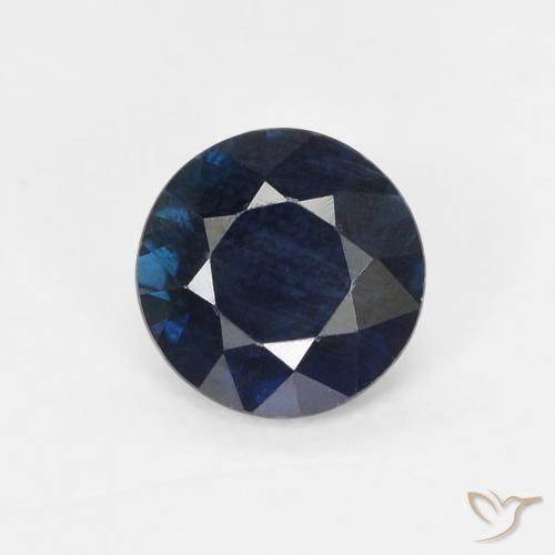 0.62ct Naturale Azzurro crepuscolare Zaffiro, Rotondo, VS