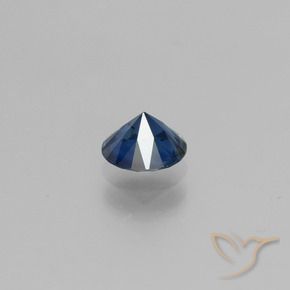 Zaffiro Blu notte naturale da 0.70 ct, Rotondo, VS