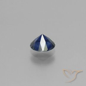 Zaffiro Blu reale naturale da 0.69 ct, Rotondo, VS
