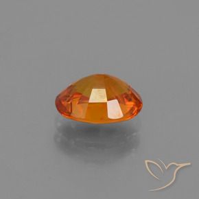 Zaffiro Arancio medio-scuro naturale da 1.69 ct, Ovale, VS-SI