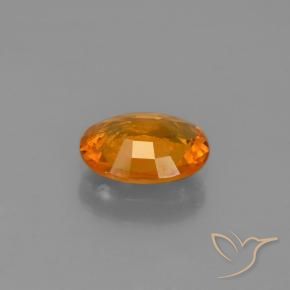 Zaffiro Arancione brillante naturale da 1.33 ct, Ovale, VS-SI