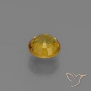 Zaffiro Albicocca Arancia naturale da 0.76 ct, Rotondo, VVS