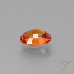 Zaffiro Arancia Fuoco naturale da 1.54 ct, Ovale, VS