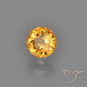 Zaffiro Oro naturale da 0.75 ct, Rotondo, VVS