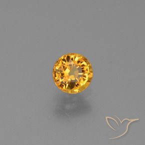 Zaffiro Oro naturale da 0.73 ct, Rotondo, VVS-VS
