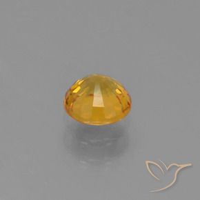 Zaffiro Oro naturale da 0.70 ct, Rotondo, VVS-VS