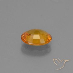 Zaffiro Arancione scuro naturale da 1.32 ct, Ovale, VS-SI