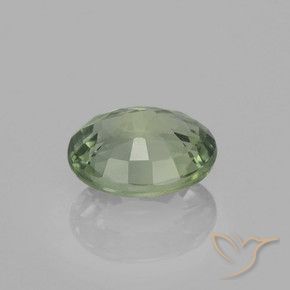 Zaffiro Verde foresta naturale da 0.81 ct, Ovale, VVS-VS