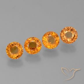 Gemme di Zaffiro Oro naturale da 2.36 ct, Rotondo, VVS-VS