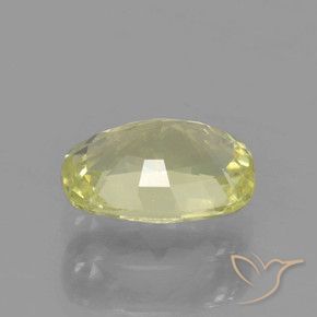 Zaffiro Limone giallo naturale da 1.06 ct, Cuscino, VVS-VS