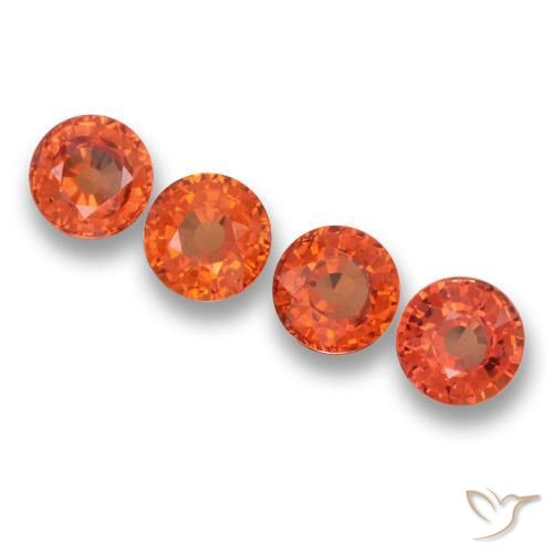 2.44ctw Naturale Rosso intenso Zaffiro, Rotondo, VVS-VS