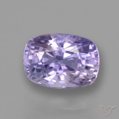 1.11ct Naturale Viola Chiaro Medio Zaffiro, Cuscino, VVS-VS