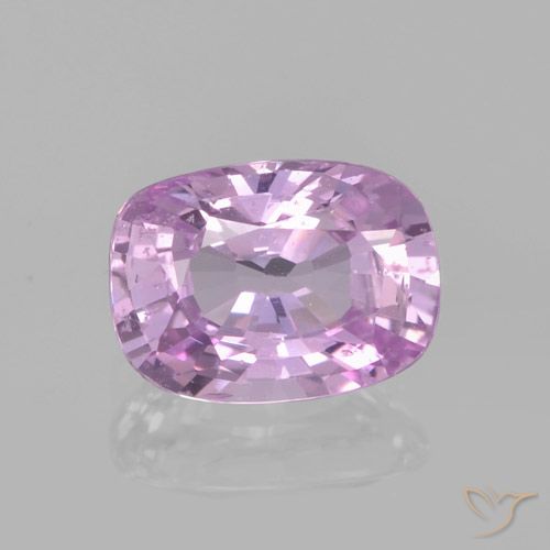 1.00ct Naturale Viola chiaro Zaffiro, Cuscino, VS