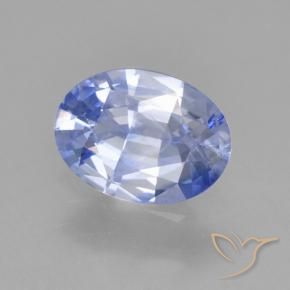 Zaffiro Blu pastello naturale da 0.86 ct, Taglio ovale, VS