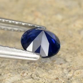 Zaffiro Blu navy naturale da 0.56 ct, Rotondo, VS
