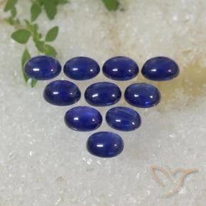 Gemme di Zaffiro Blu Navy Intenso naturale da 2.78 ct, Ovale, Traslucido