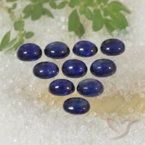 Gemme di Zaffiro Azzurro crepuscolare naturale da 2.96 ct, Ovale, Traslucido