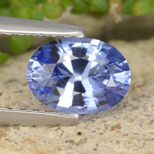 0.89ct Naturale Blu navy medio Zaffiro, Ovale, VVS