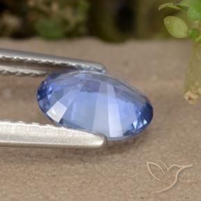 Zaffiro Blu naturale da 0.83 ct, Ovale, VVS