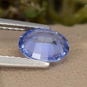 Zaffiro Blu pastello naturale da 0.92 ct, Ovale, VVS