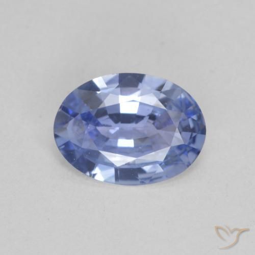 0.81ct Naturale Blu navy medio Zaffiro, Ovale, VVS-VS