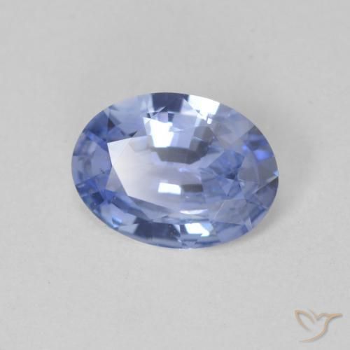 Zaffiro Blu navy medio naturale da 0.81 ct, Ovale, VVS-VS