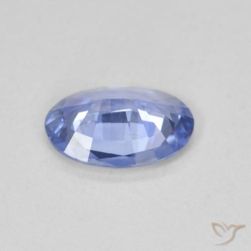 Zaffiro Blu navy medio naturale da 0.81 ct, Ovale, VVS-VS