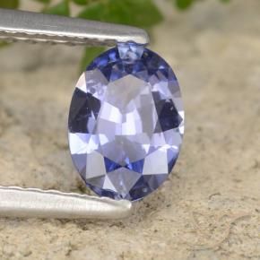 Zaffiro Blu navy medio naturale da 0.71 ct, Ovale, VVS-VS