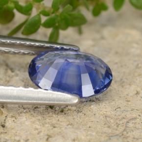Zaffiro Blu naturale da 0.83 ct, Ovale, VVS-VS
