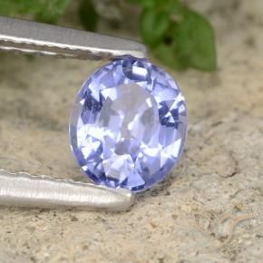 Zaffiro Azzurro naturale da 0.57 ct, Ovale, VS-SI