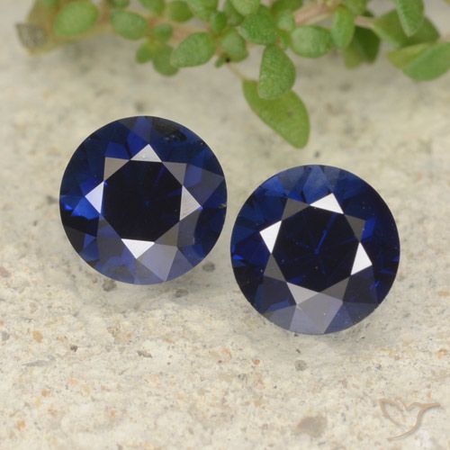 1.10ctw Naturale Blu reale Zaffiro, Rotondo, VVS-VS