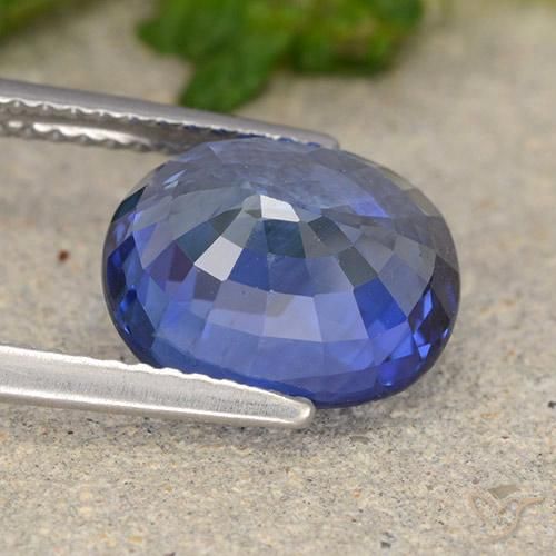 Zaffiro Blu fiordaliso naturale da 4.61 ct, Ovale, VS