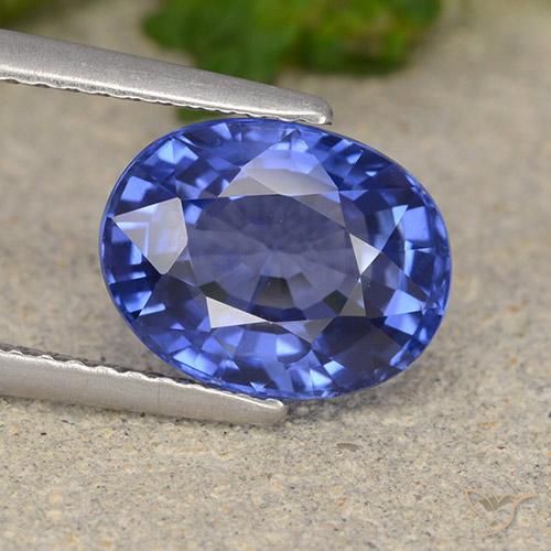 4.02ct Naturale Blu fiordaliso Zaffiro, Ovale, VS