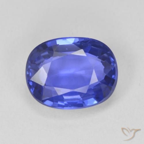 4.05ct Naturale Blue violetto scuro Zaffiro, Ovale, VVS-VS
