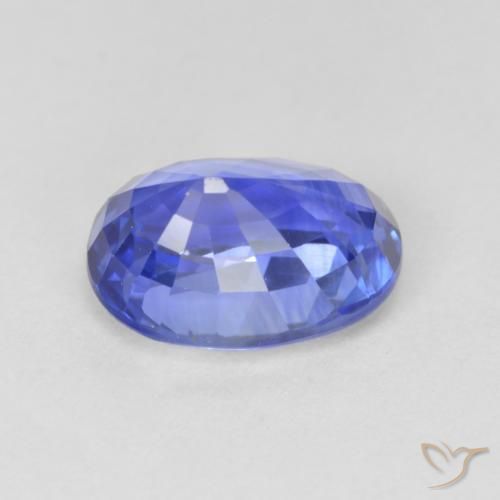Zaffiro Azzurro fiordaliso chiaro naturale da 4.11 ct, Ovale, VS