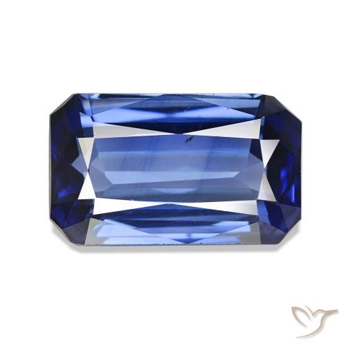 4.90ct Blu fiordaliso Zaffiro, Taglio smeraldo, VS