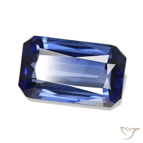 Zaffiro Blu fiordaliso naturale da 4.90 ct, Ottagonale / Taglio smeraldo, VS