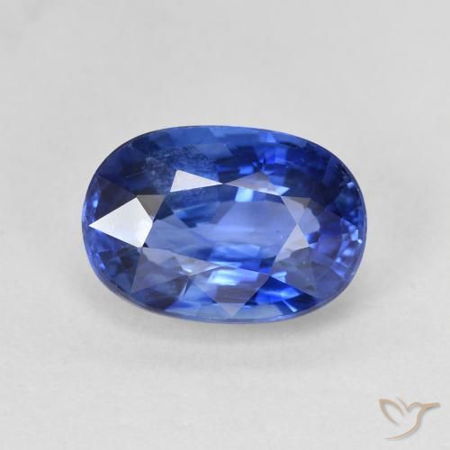 4.81ct Naturale Blu fiordaliso Zaffiro, Ovale, VS