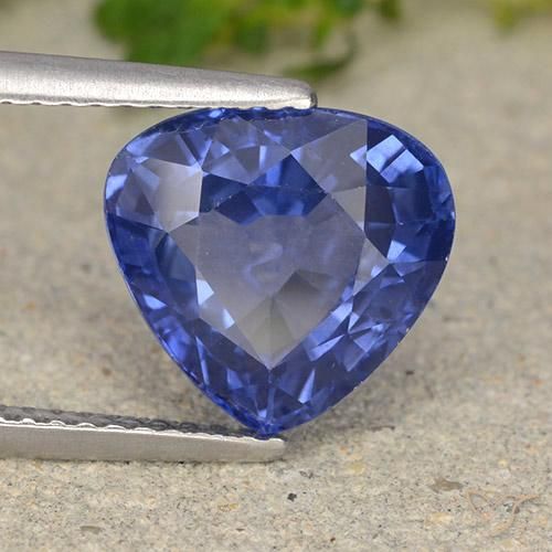 Zaffiro Blu fiordaliso naturale da 4.81 ct, Forma a pera, VS