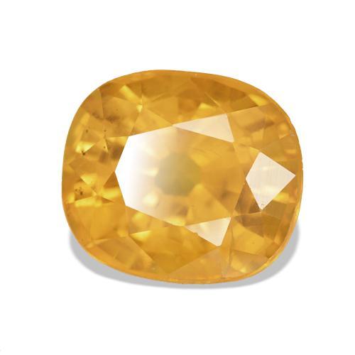Zaffiro Dorato scuro naturale da 6.85 ct, Ovale, VS-SI