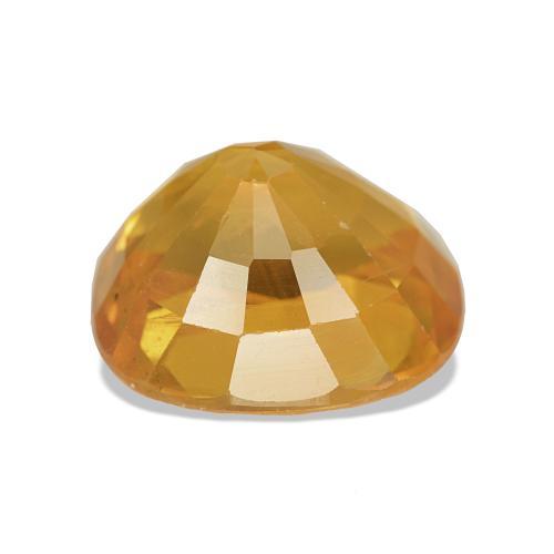 Zaffiro Dorato scuro naturale da 6.85 ct, Ovale, VS-SI