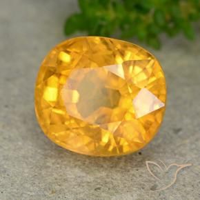 Zaffiro Dorato scuro naturale da 8.35 ct, Ovale, VS-SI