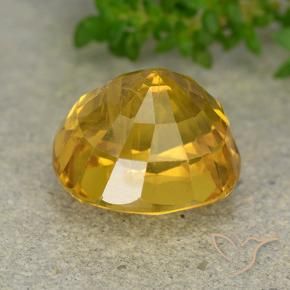 Zaffiro Dorato scuro naturale da 8.35 ct, Ovale, VS-SI