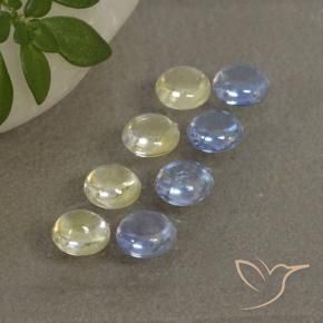 Gemme di Zaffiro Multicolore naturale da 1.95 ct, Rotondo, Trasparente