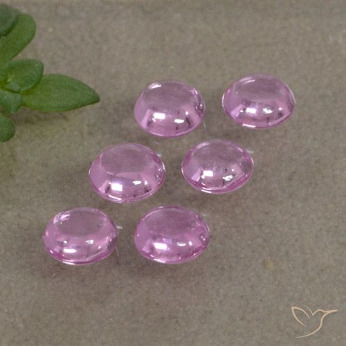 1.16ctw Naturale Viola-Rosa Zaffiro, Rotondo, Trasparente