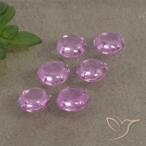 Gemme di Zaffiro Viola-Rosa naturale da 1.16 ct, Rotondo, Trasparente