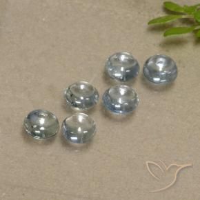 Gemme di Zaffiro Azzurro naturale da 1.73 ct, Rotondo, Trasparente