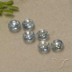 Gemme di Zaffiro Azzurro naturale da 1.73 ct, Rotondo, Trasparente