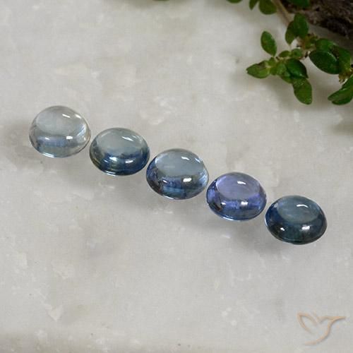 Gemme di Zaffiro Blu naturale da 2.69 ct, Rotondo, Trasparente